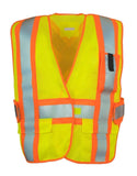 Forcefield - 5 Point Tear-away Hi Vis Mesh Traffic Safety Vest